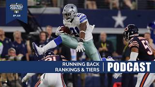 Running Back Rankings and Tiers (Ep. 235)
