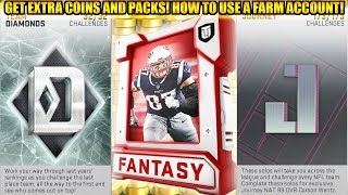 EASY EXTRA COINS AND PACKS! HOW TO USE A FARM ACCOUNT IN MADDEN 19! | MADDEN 19 ULTIMATE TEAM