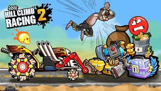 Hill Climb Racing 2 как занять первое место в СОРЕВНОВАНИИ и куча КЕЙСОВ с наградами, игры гонки