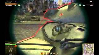 T110E5 vs ИС-7 в клинче