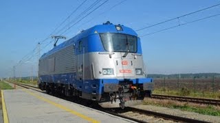 Locomotive ČD 380 Škoda 109E - speed 211 km/h