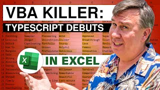 First Look: Excel VBA Killer - TypeScript Debuts in Excel - Ep # 2322