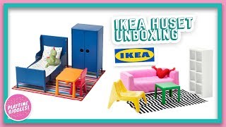 Ikea Huset - (Ikea Doll Bed) & Dollhouse Furniture Sets (Unboxing) 2018