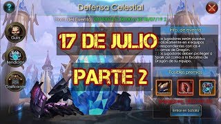 Para mañana 17 de Julio DEFENSA CELESTIAL Legacy of Discord