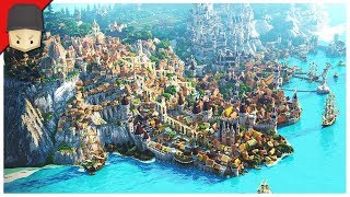 Minecraft - EPIC MEDIEVAL CITY! (Map Download)