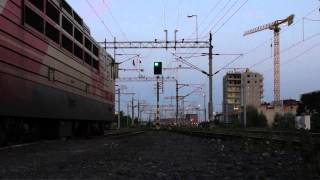 Freight train 5078 and InterCity 55 meet at Oulu | T 5078 ja IC 55 kohtaavat Oulussa