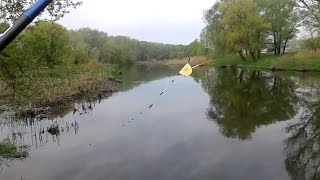 Плоский поплавок Крыло.  Испытание .