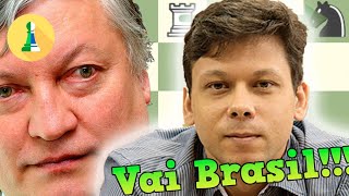 Um brasileiro contra Anatoly Karpov, o ex-campeão mundial de xadrez!