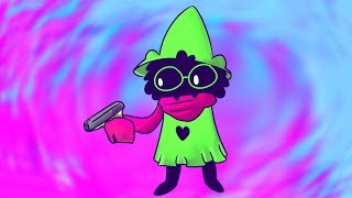 ralsei with a gun