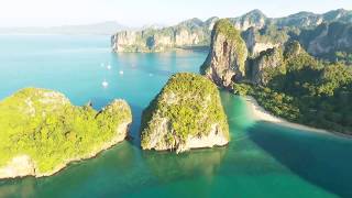 THAILAND BEST BEACHES, Krabi → Railay beach, Phra Nang, Ao nang →  MOST UNIQUE BEACHES in the World