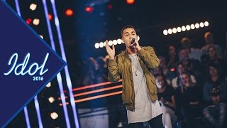 Liam Cacatian Thomassen framför Can't hold us i Idol 2016 - Idol Sverige (TV4)