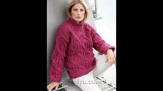 Модели Вязаных Джемперов для Женщин Спицами - 2019 / Knitted Jumpers for Women Knitting Patterns