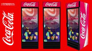 DG  Coke  Refrigerator Door with Transparent LCD Display