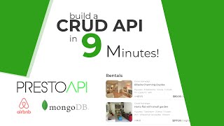 SPEED RUN: Build a CRUD API with PrestoAPI & MongoDB Atlas in 9 Minutes! Then Airbnb Clone!
