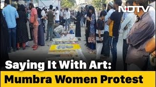 Artists Who Painted At Delhi's Shaheen Bagh Join Protest Near Mumbai