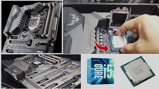 instalando o processador intel i5 7400 LGA1151 na placa mãe Asus z270 mark 1