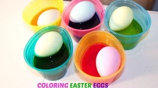 Coloring Easter Eggs with Sofia the First and Hello Kitty Stickers| B2cutecupcakes