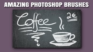 Photoshop Blackboard and Chalk with Custom Brushes - Lettering & Handwriting