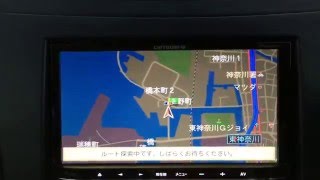 タイムズカープラスナビ carrozzeria AVIC-MRZ07 ルート探索