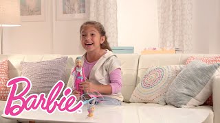 Out-of-This World Fun with the Galaxy Barbie and her Flying Cat | Star Light Adventure | Barbie