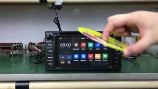 Joying Android 5.1 lollipop 2 din car GPS DVD player for Toyota automatically switch while reversing