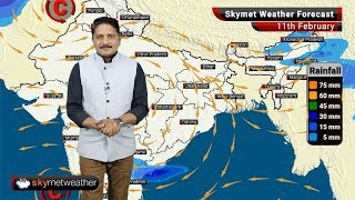 11 फरवरी का मौसम: पहाड़ों पर बर्फबारी का नया दौर, दिल्ली सहित उत्तर-पश्चिम भारत में बढ़ेगा पारा