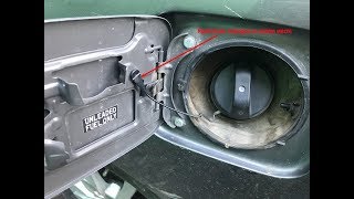 Ремонт крепления поводка от крышки бензобака Тойота Камри V30