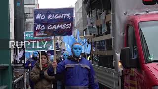 Germany: Uyghur supporters rally in Berlin to boycott Beijing Winter Olympics