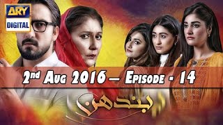 Bandhan Ep 14 - 2nd August 2016 ARY Digital Drama