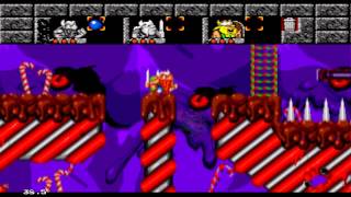 Play in The Lost Vikings part 30 (Викинги и шоколадная фабрика)