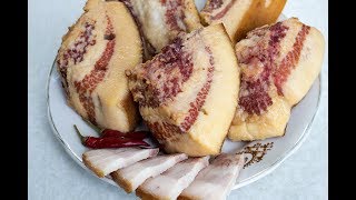 Грудинка, щековина, сало холодного копчения, САМЫЙ БЫСТРЫЙ и ПРОСТОЙ рецепт \ Готовим на даче