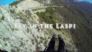 paragliding in the Laspi