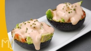 AGUACATES RELLENOS DE LANGOSTINOS | Receta fácil para Navidad y fiestas