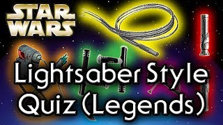 Find out YOUR lightsaber HILT style! (Legends) - Star Wars Quiz