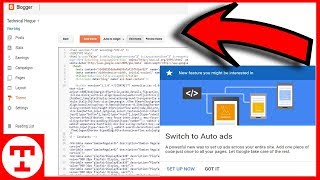 How To Add Google Adsense Auto ads code On Blogger
