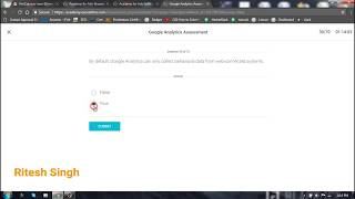 Google Analytics Certification exam answers 2018