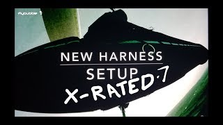 XR7 Pod Harness Setup with Dual Reserve Parachutes