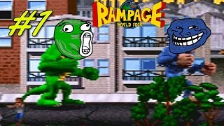 let's drunkenly co-op Rampage World Tour part 1: Wreckin