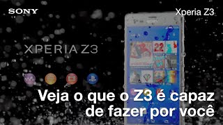 Sony Xperia Z3: Surpreenda-se com o melhor