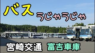 宮崎交通 富吉車庫 バスうじゃうじゃ