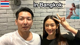 バンコクのカフェでたまたま隣に座っていたYouTuber志望のタイ美人とコラボしました