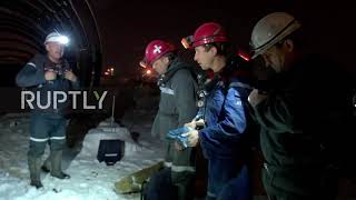 Russia: Rescuers conduct search operation at scene of Kemerovo mine accident