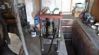 Обзор самодельного пресса .Overview of a home-made press.
