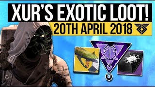 Destiny 2 | XUR BECOMES META! - Xur Location & Exotic Weapon / Armor Inventory! (20th April)