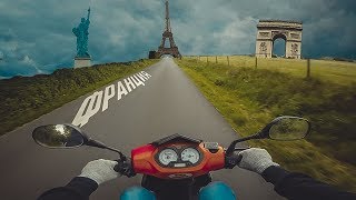 Свалил в Европу! На скутере по Франции.