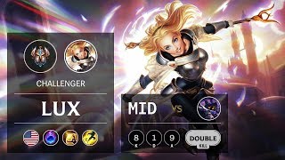 Lux Mid vs Veigar - NA Challenger Patch 9.12