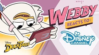 Webby Reacts! Compilation | DuckTales | Disney Channel