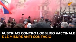 Vienna: austriaci contro l’obbligo vaccinale e le misure anti contagio