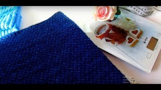 МК для начинающих. Снуд труба узором рис. Какую ширину связать.