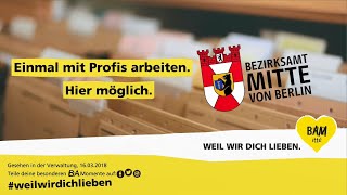 #wirmachenmitte Imagefilm des Bezirksamtes Berlin Mitte